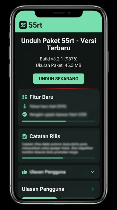 Tampilan halaman APK 55rt