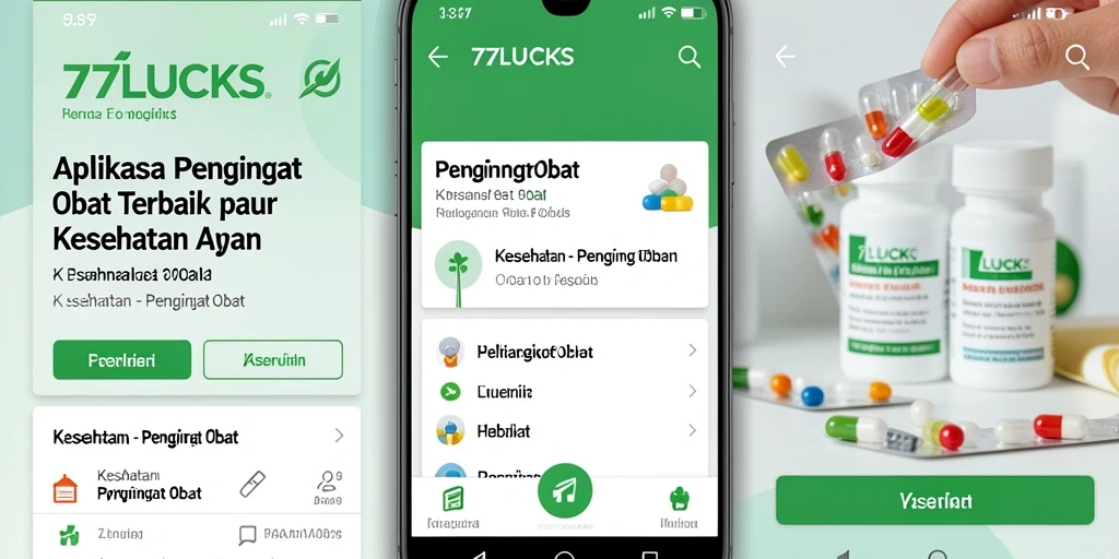 Tampilan antarmuka aplikasi Pengingat Obat yang mudah digunakan.